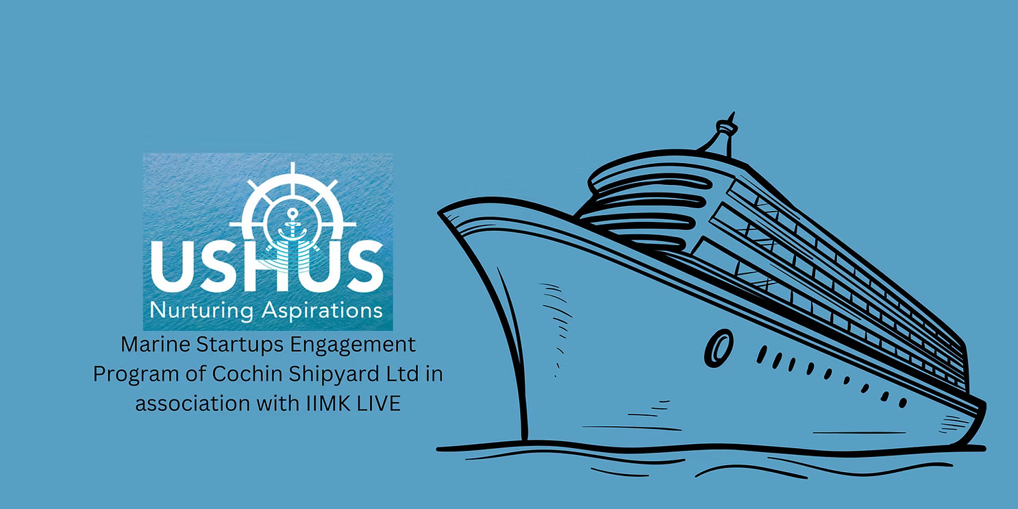 HYETRON ENERGY Selected for USHUS Maritime Startup Program by IIMK LIVE & Cochin Shipyard Limited